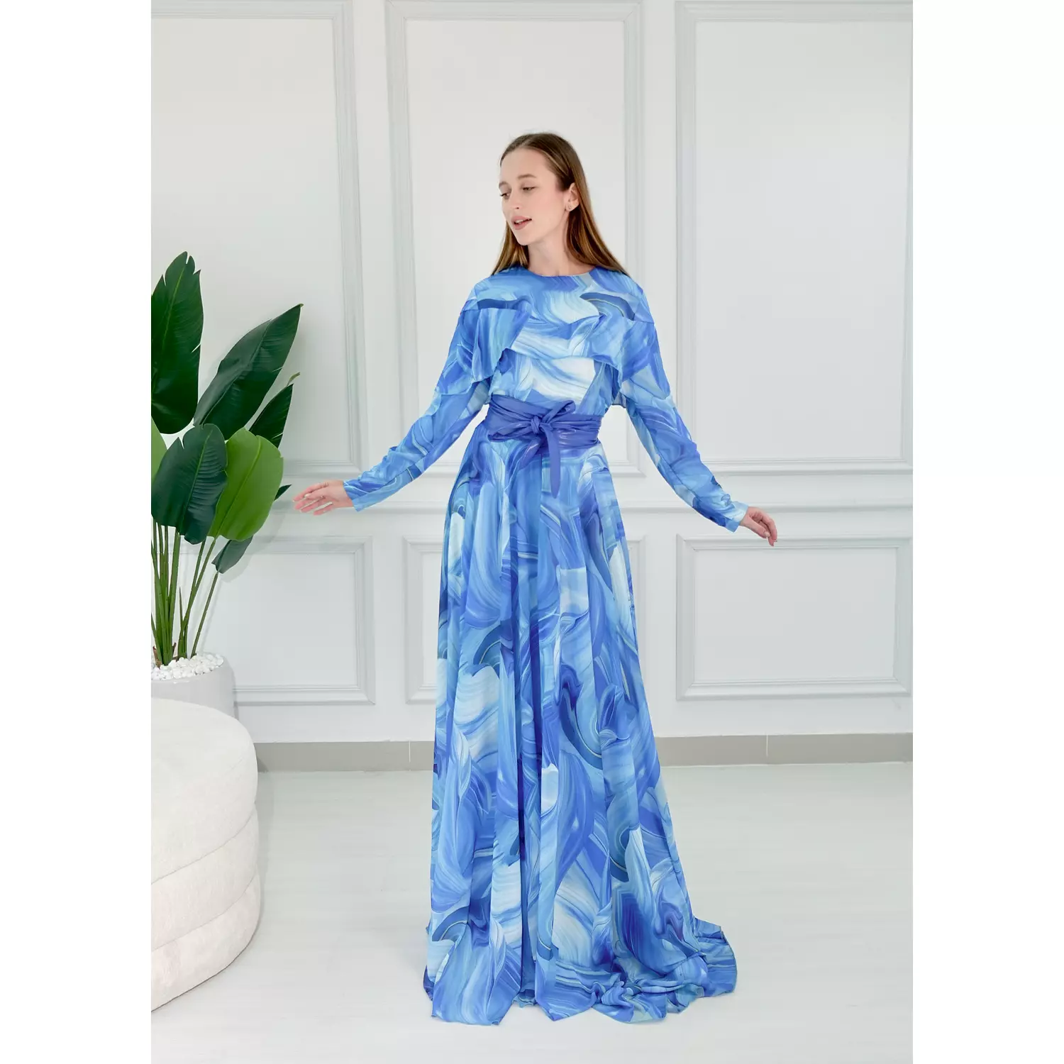 Mermaid Blue Dress 0
