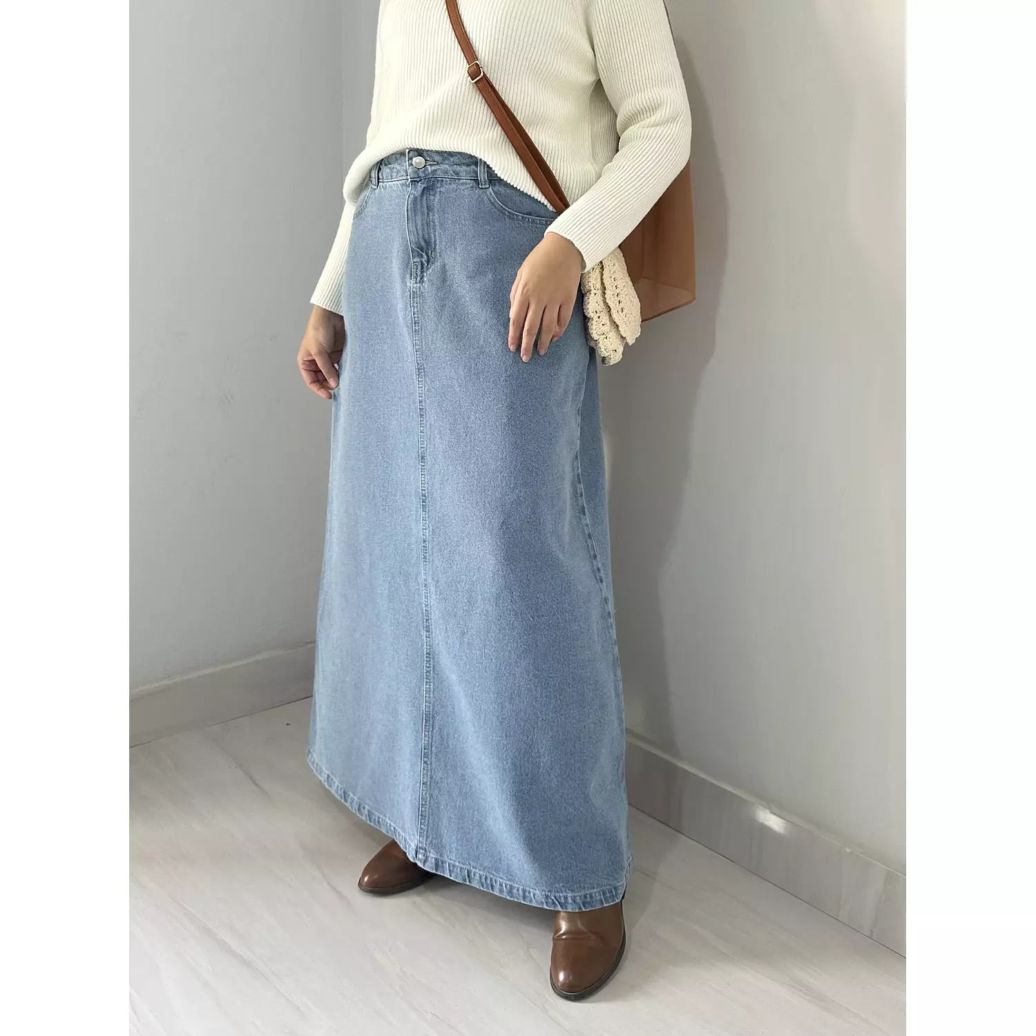 Denim skirt light Classic hover image