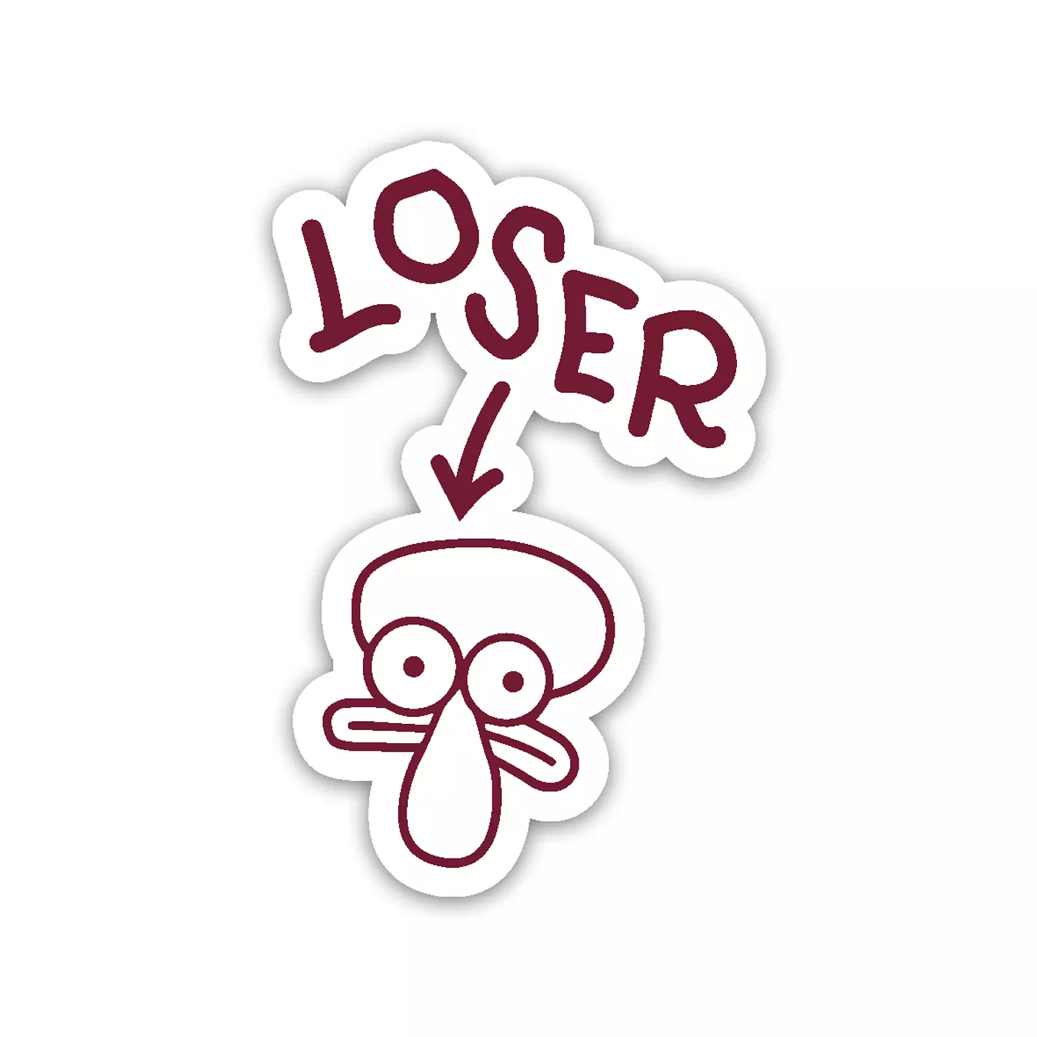 Loser - Squidward meme  hover image