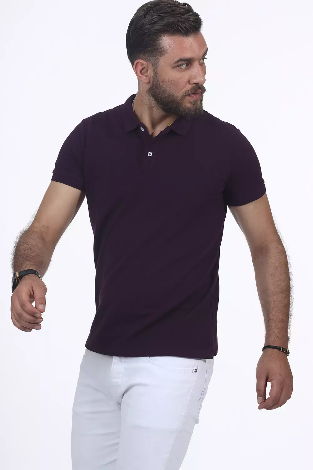 Slim Fit Polo Basic T-Shirt 18