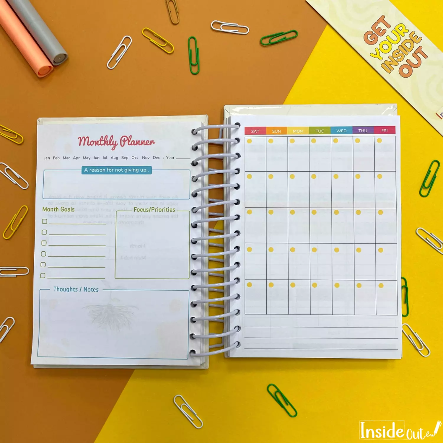 Yellow scribbles - Planner 2