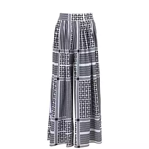 Palestinian keffiyeh Wide Legs Pants | Nada Akram