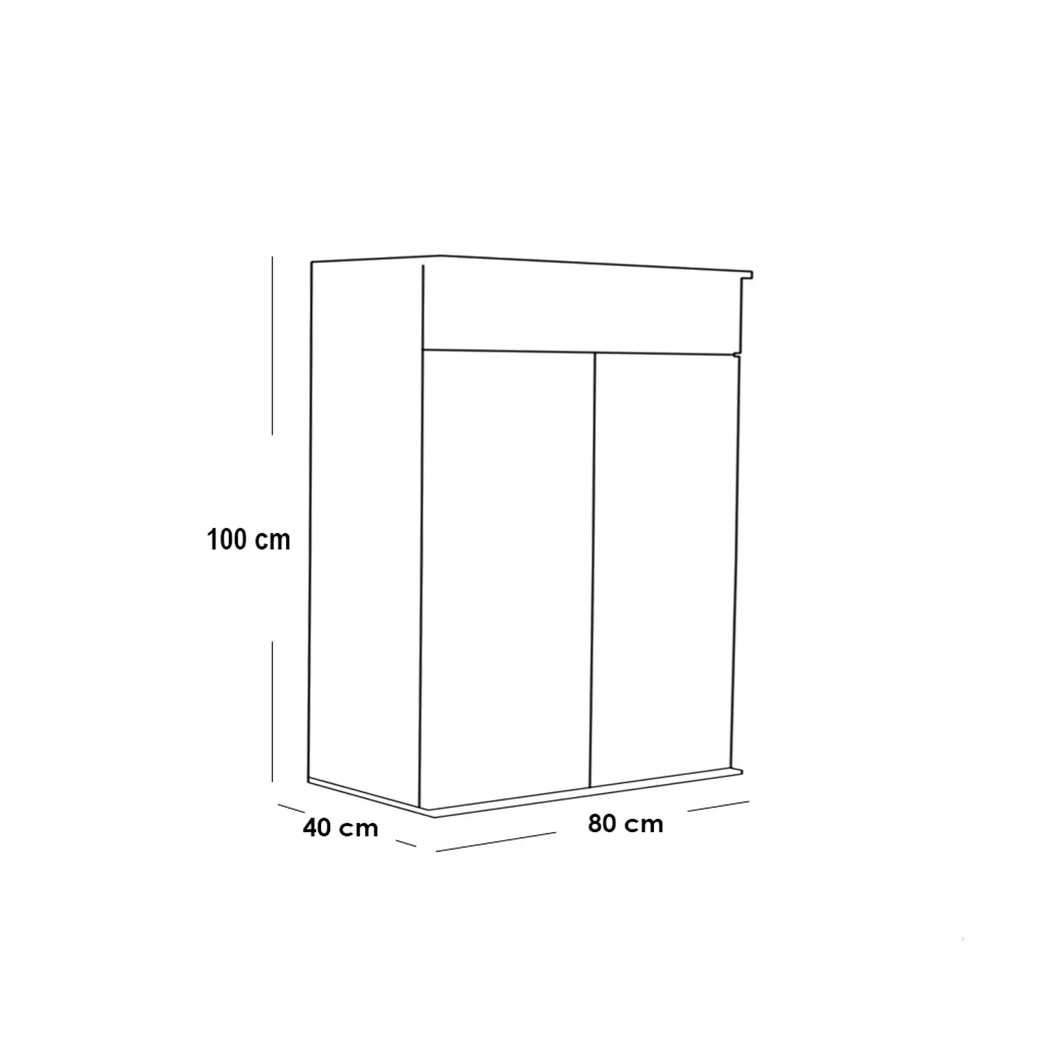 Shoe Storage 80x40x100 cm - Artco.sho058 6