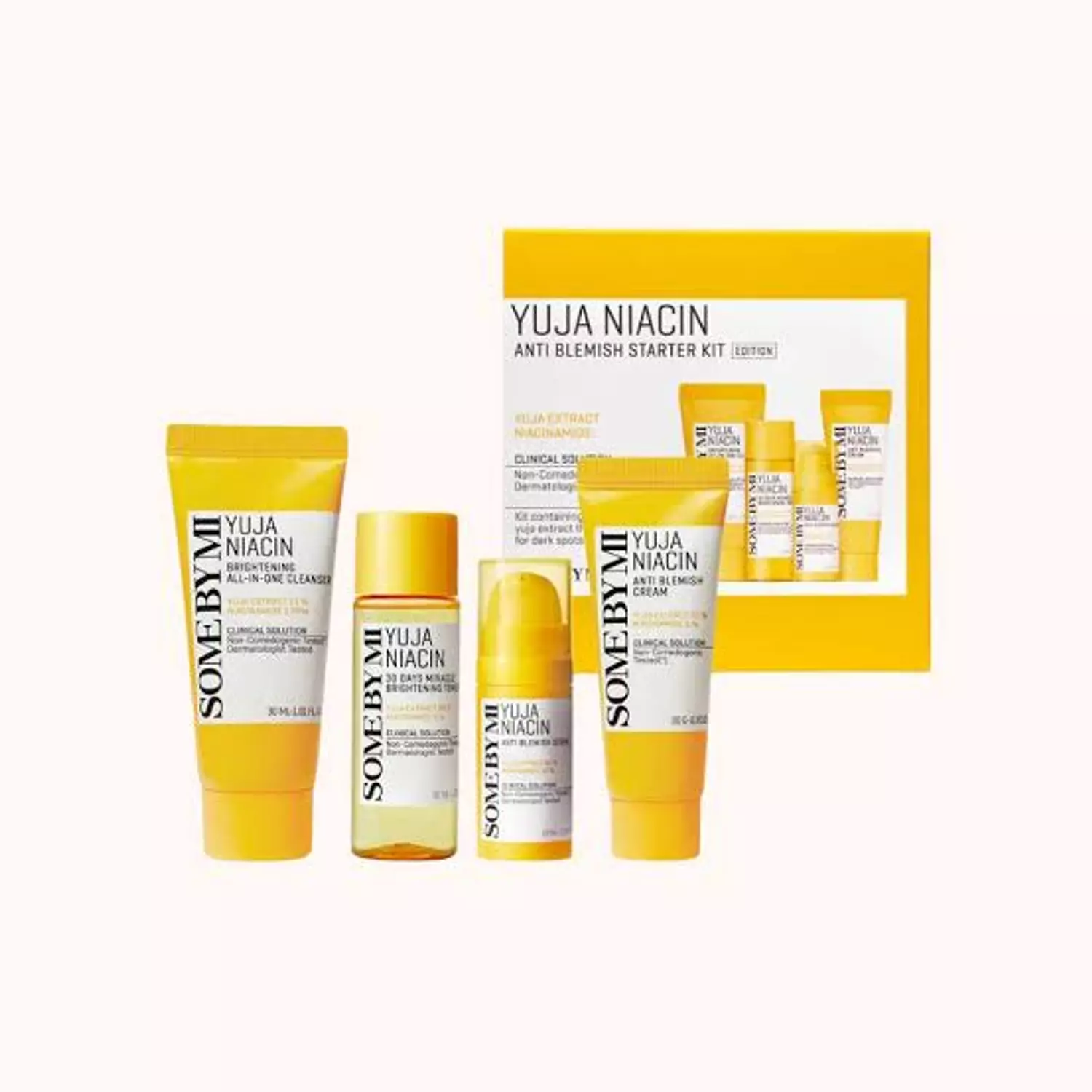 SOME BY MI - Yuja Niacin Anti Blemish Starter Kit [4 pcs] hover image