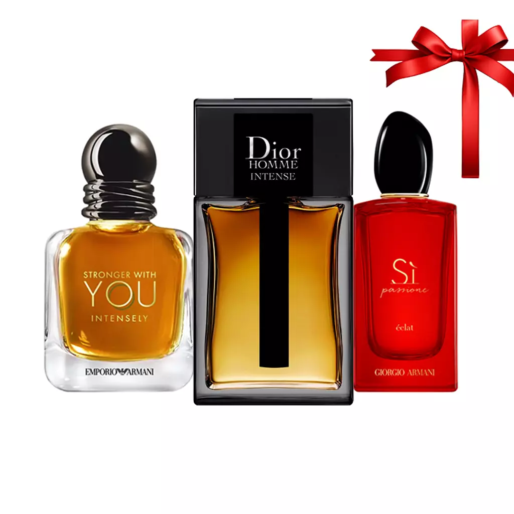 Sweet Cherry Pack (Stronger With You + Dior Homme Intense + Si Passione)