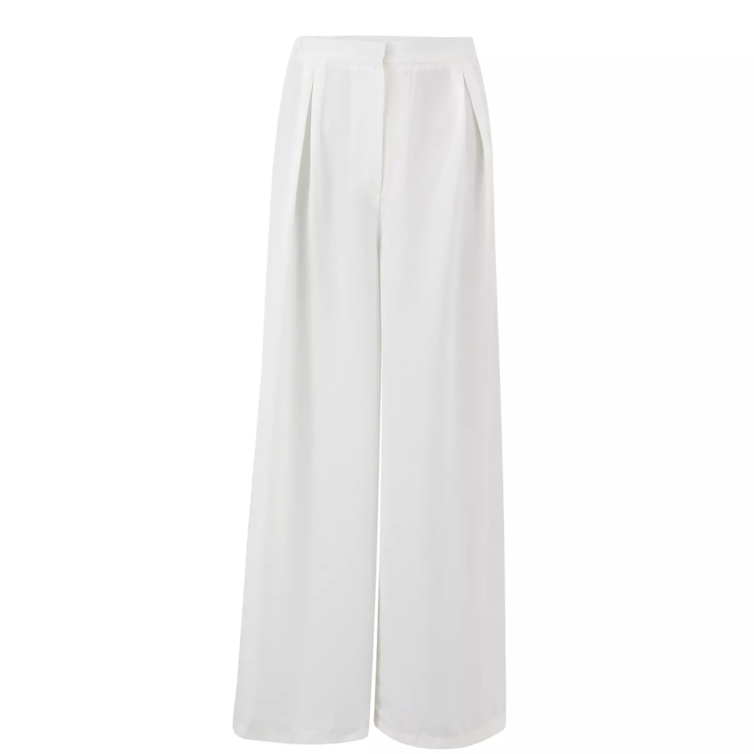 White Tailored Pants hover image