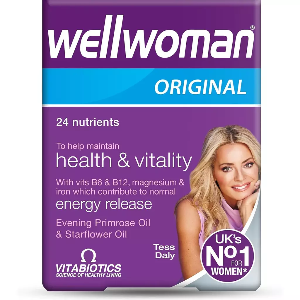 Wellwoman Original Formula Multivitamin Beauty Tablets, 30 tablets (Made in UK)