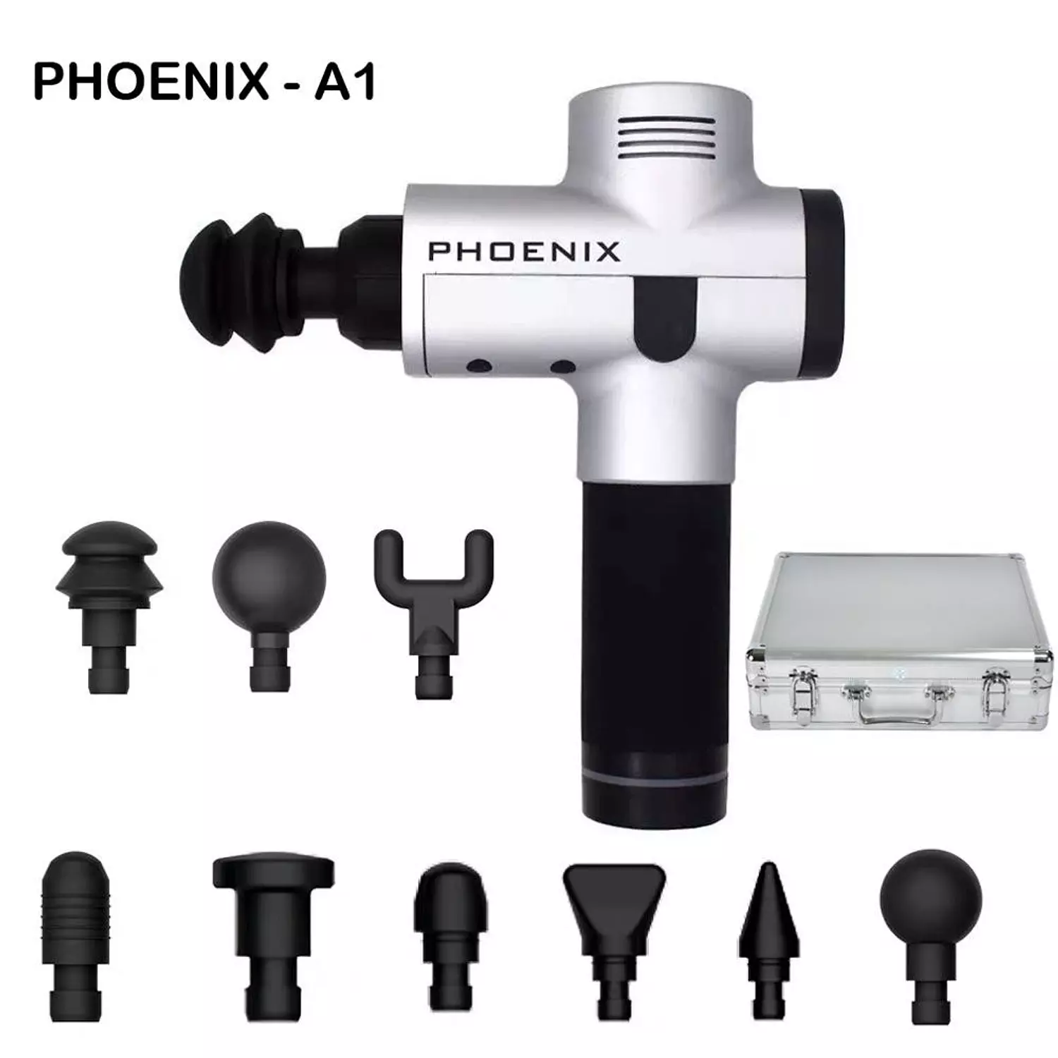 PHOENIX A1 Massage Gun Muscle Relaxation Deep Tissue Massager Dynamic Therapy Vibrator Shaping Pain Relief Back Foot Massager hover image