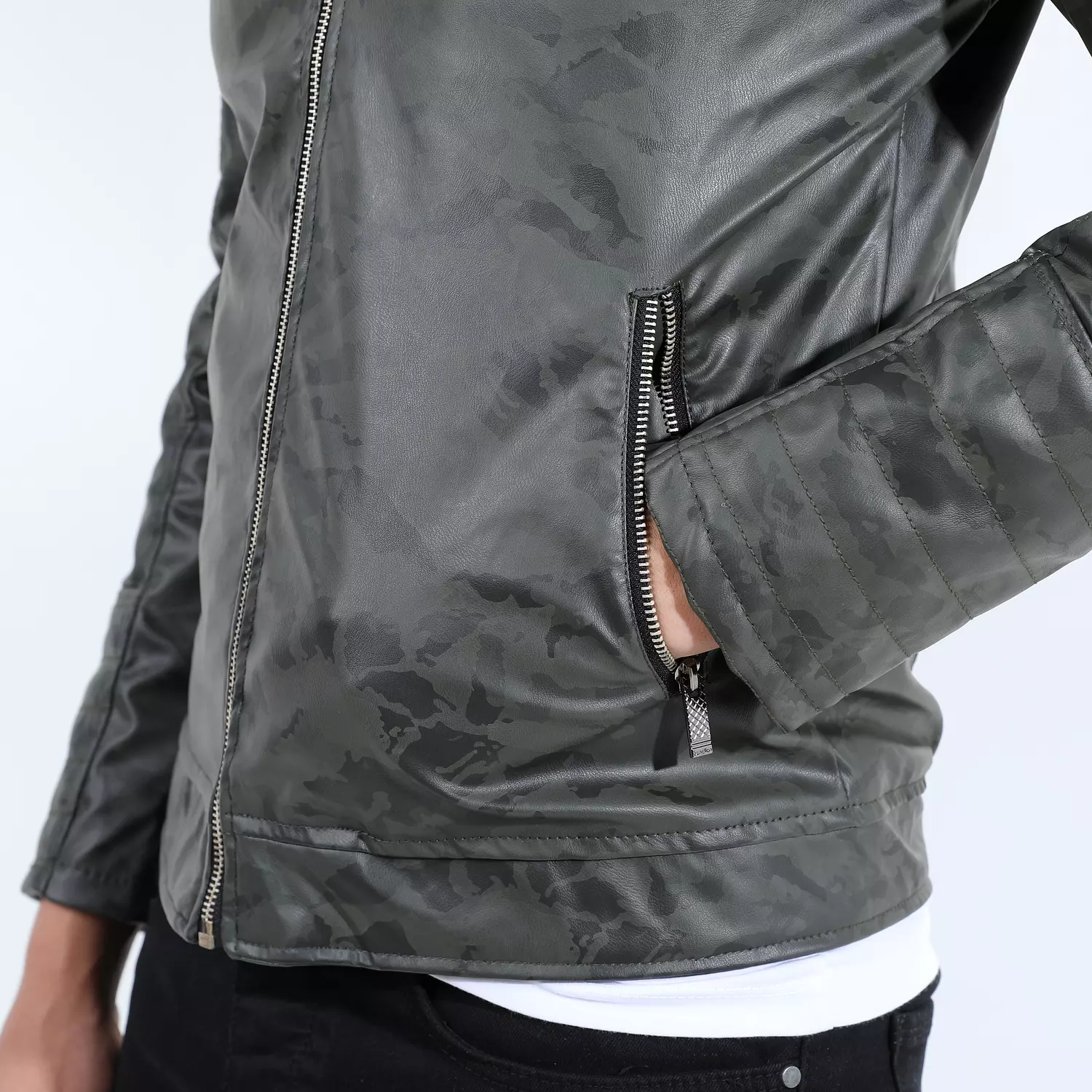 ARMY LEATHER JACKET 8