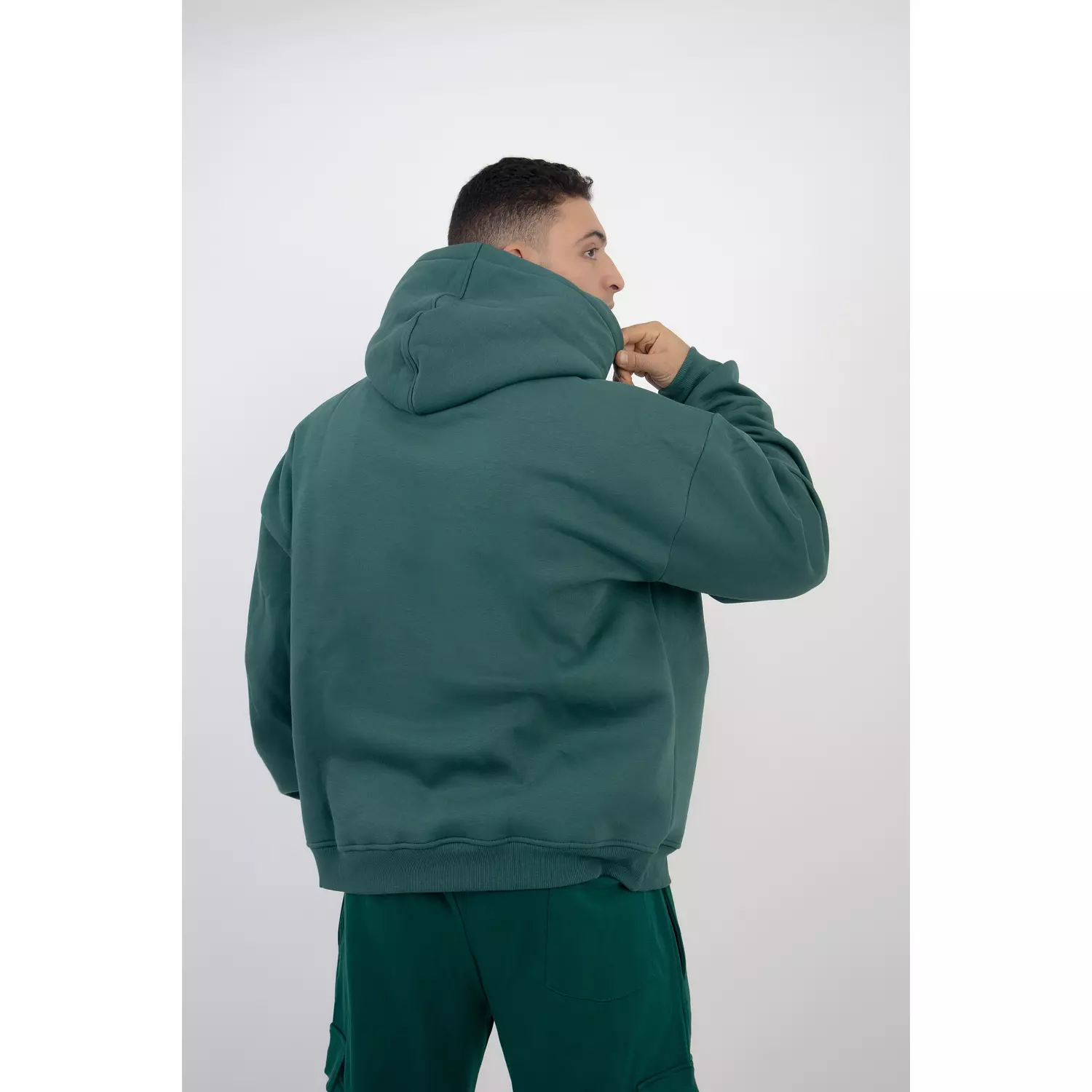 oversized Hoodie Green 2