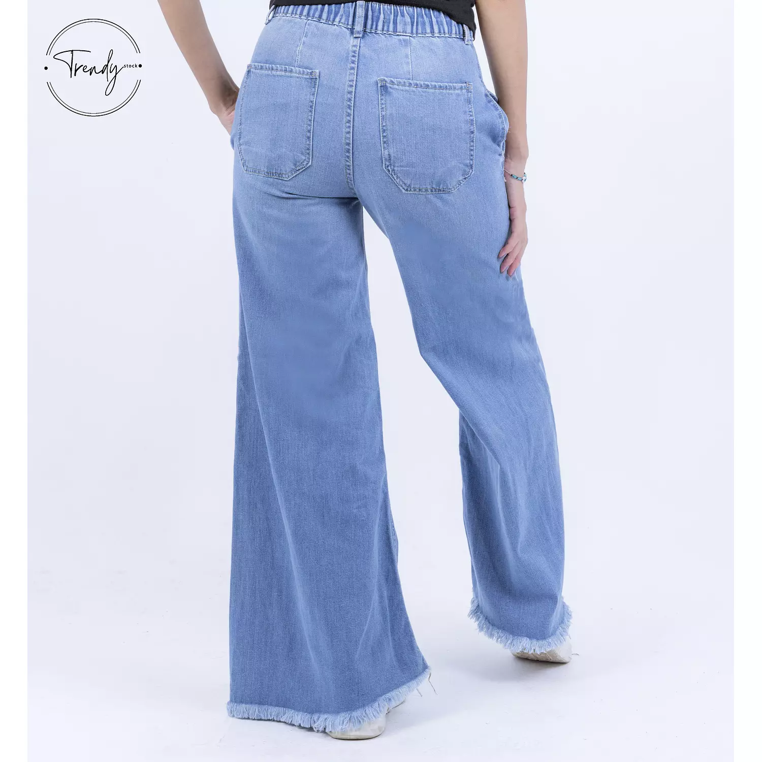 Wide Flare leg Jeans pants 2