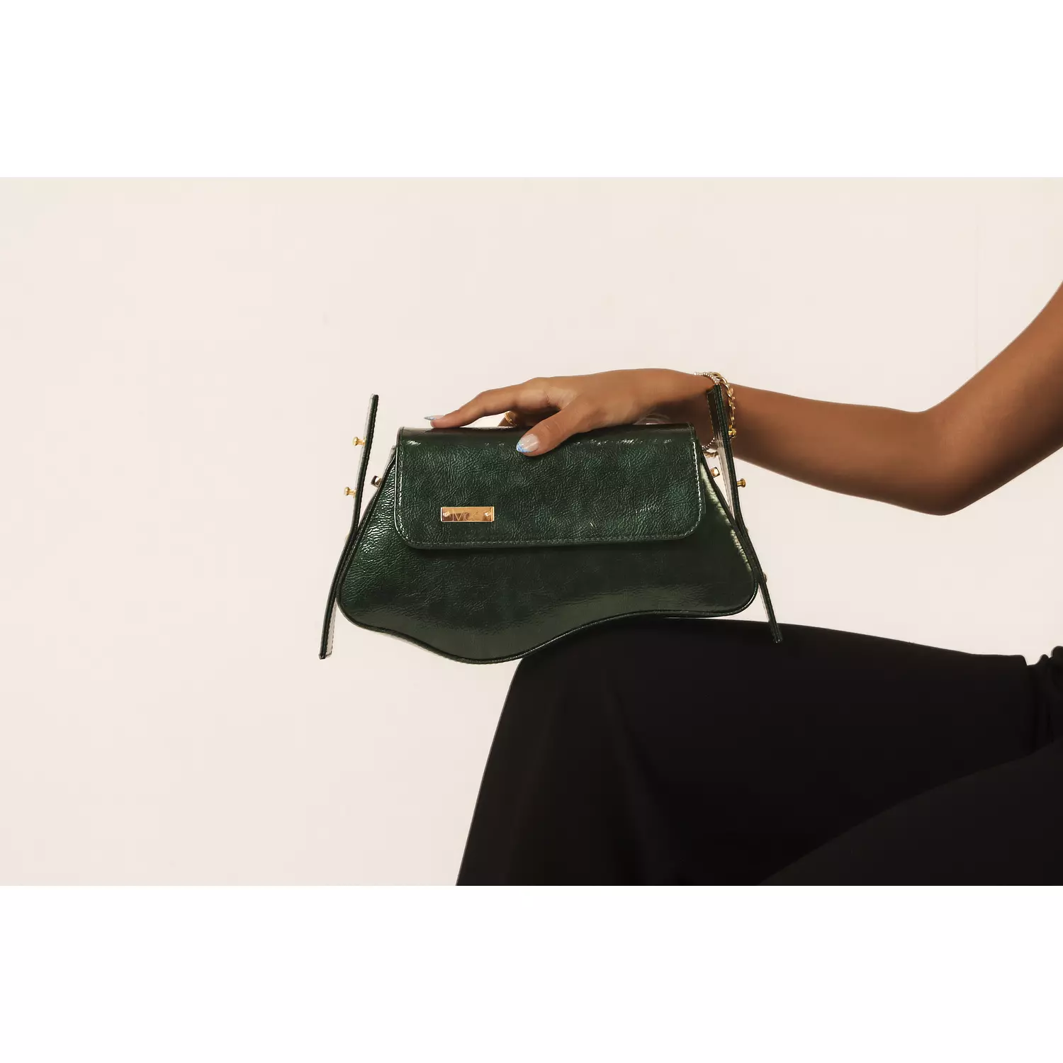 Etharia Bag in Royal green 4