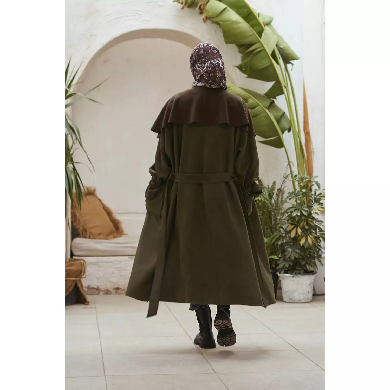 Olive Trench Coat 4