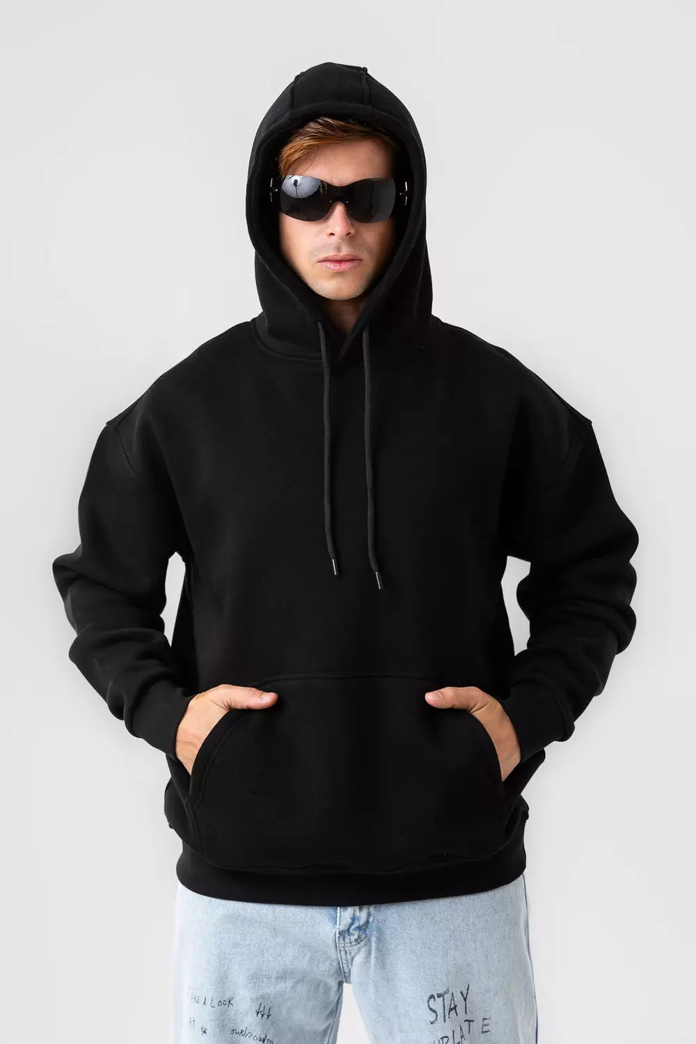 Plain oversized Hoodie 2