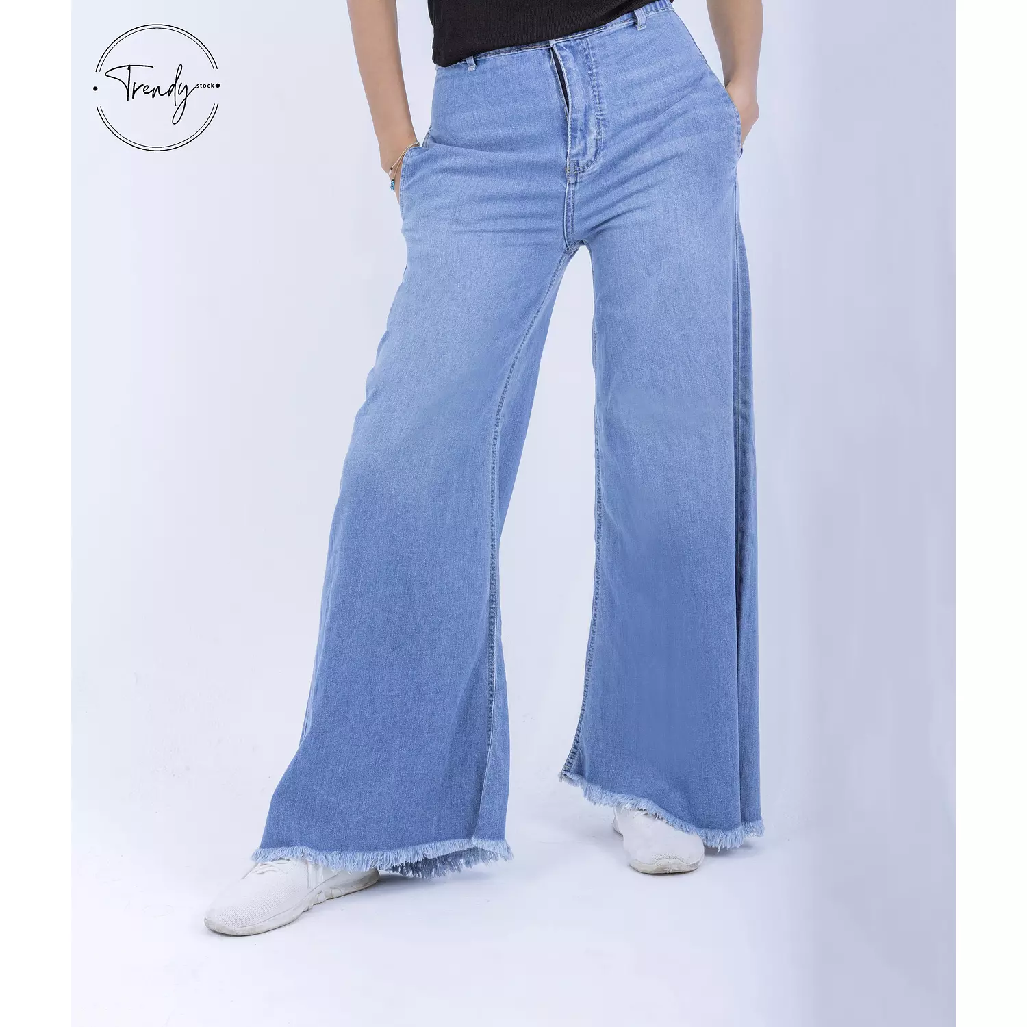 Wide Flare leg Jeans pants hover image