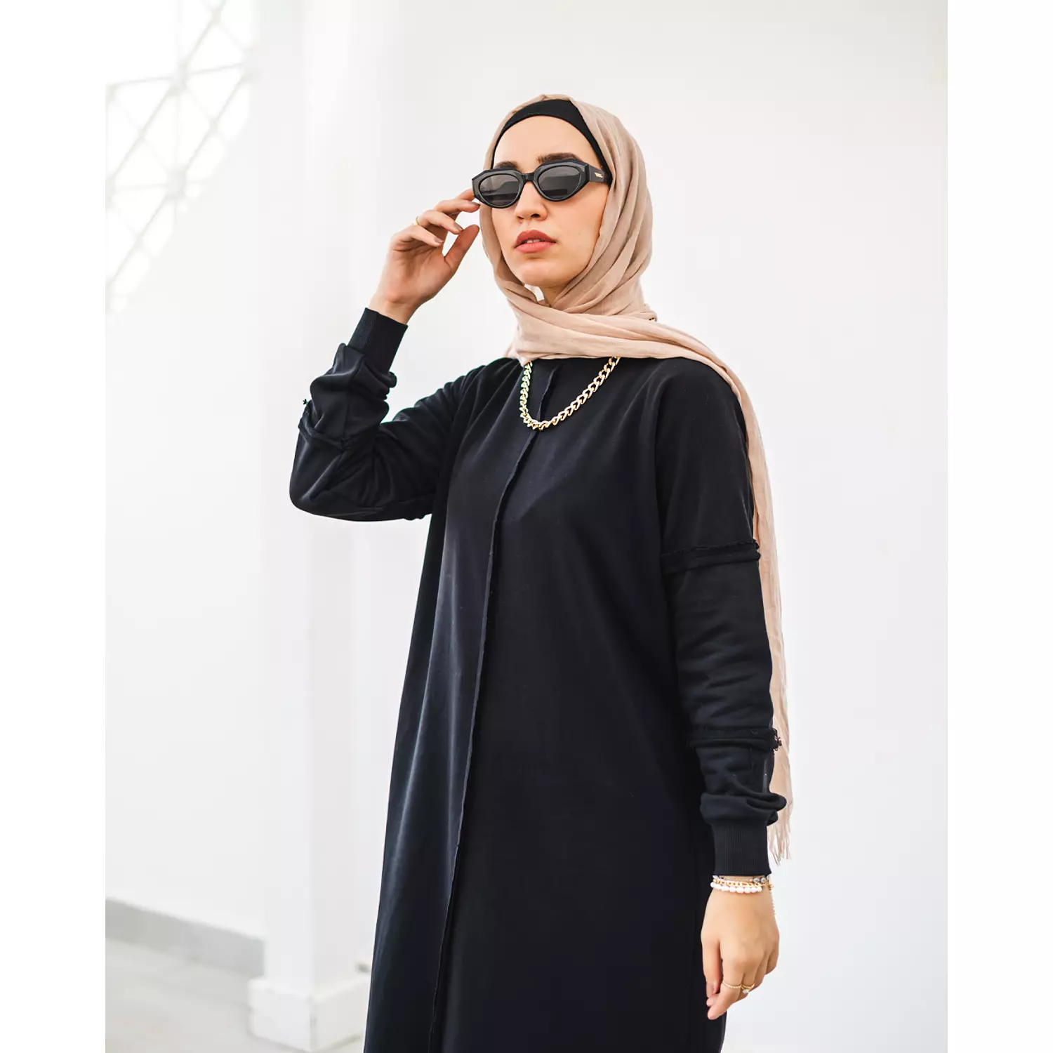 Black Midi Milton Dress 3