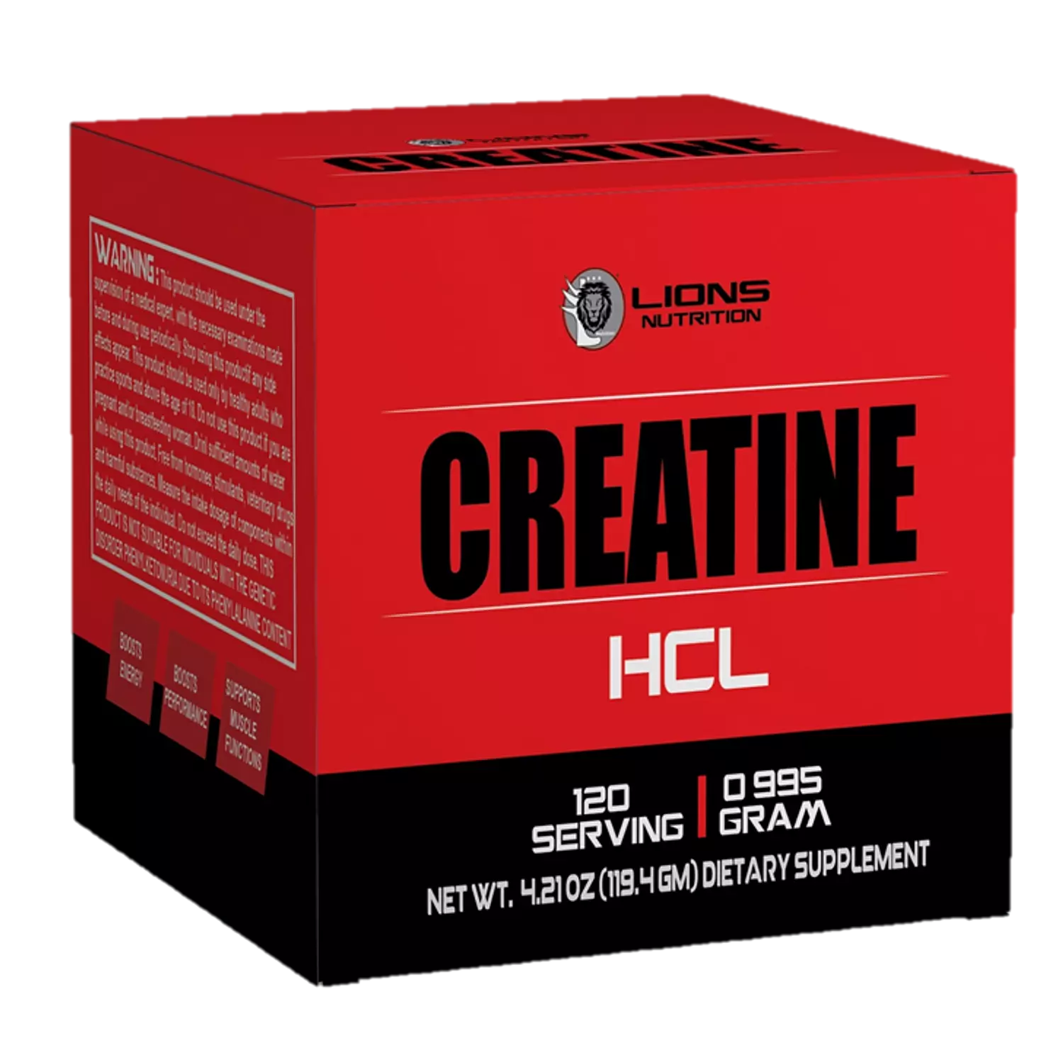 Lions Creatine Hcl - 120serv hover image