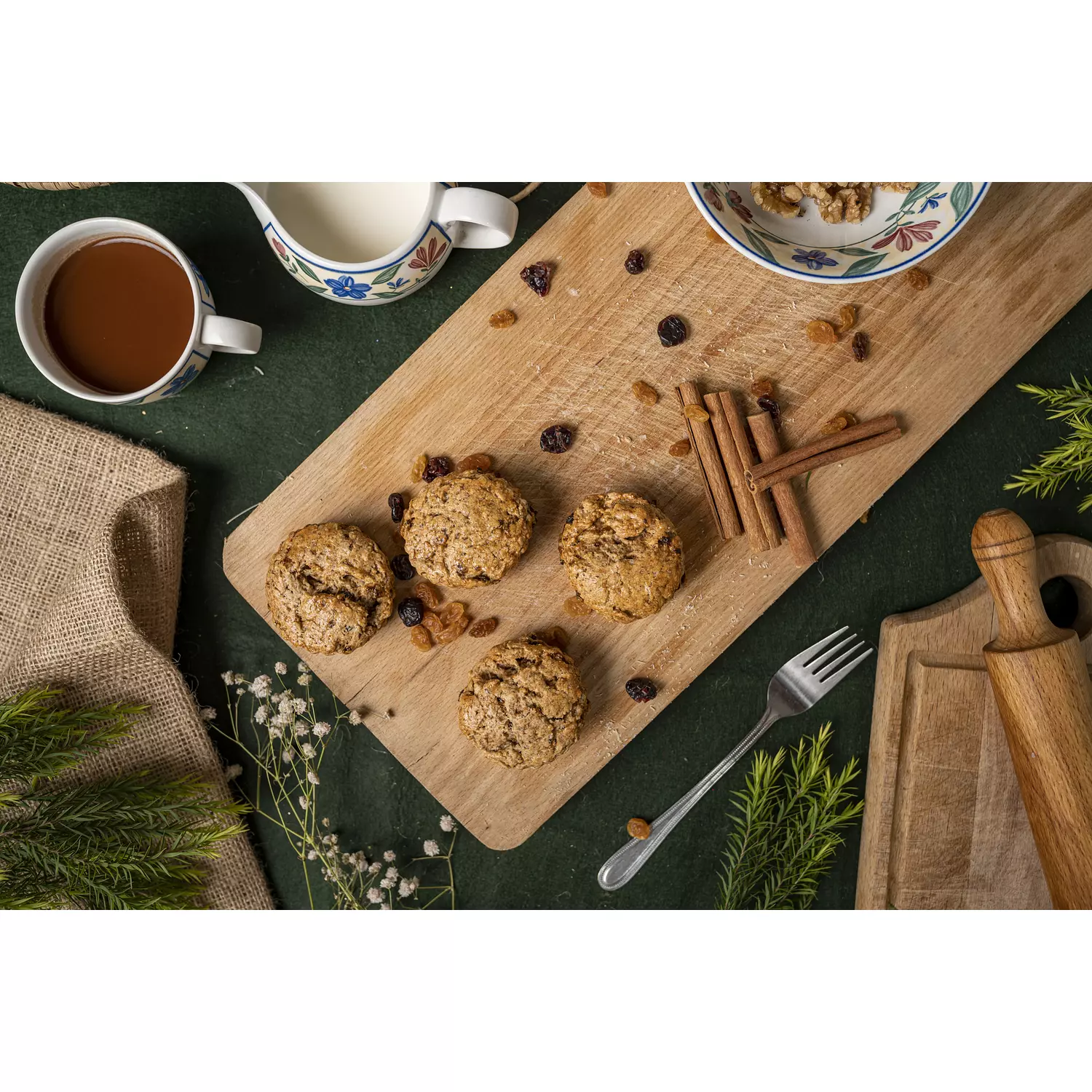 Cinnamon Raisin Tea Scones 4