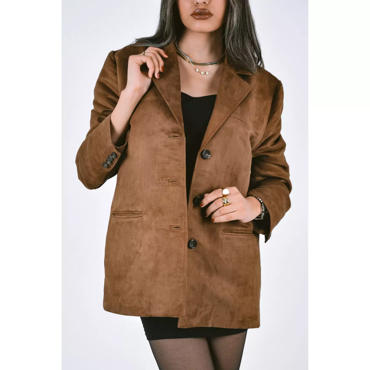 Light Brown Suede Jacket 2