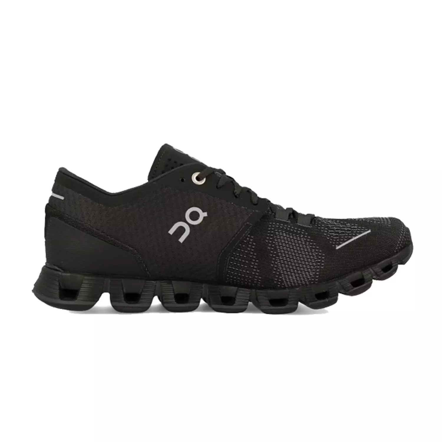 ON CLOUD X RUNNING SHOES BLACK / ASPHALT  0