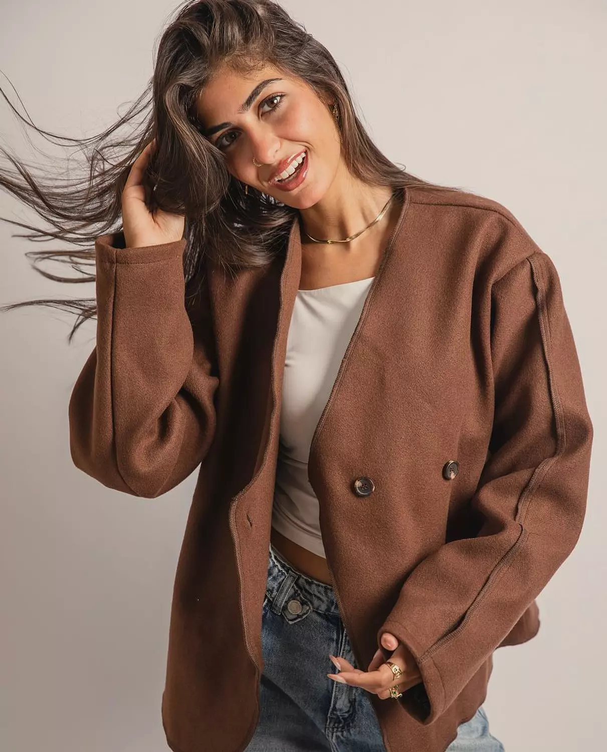 Hazelnut Wrap Jacket 2