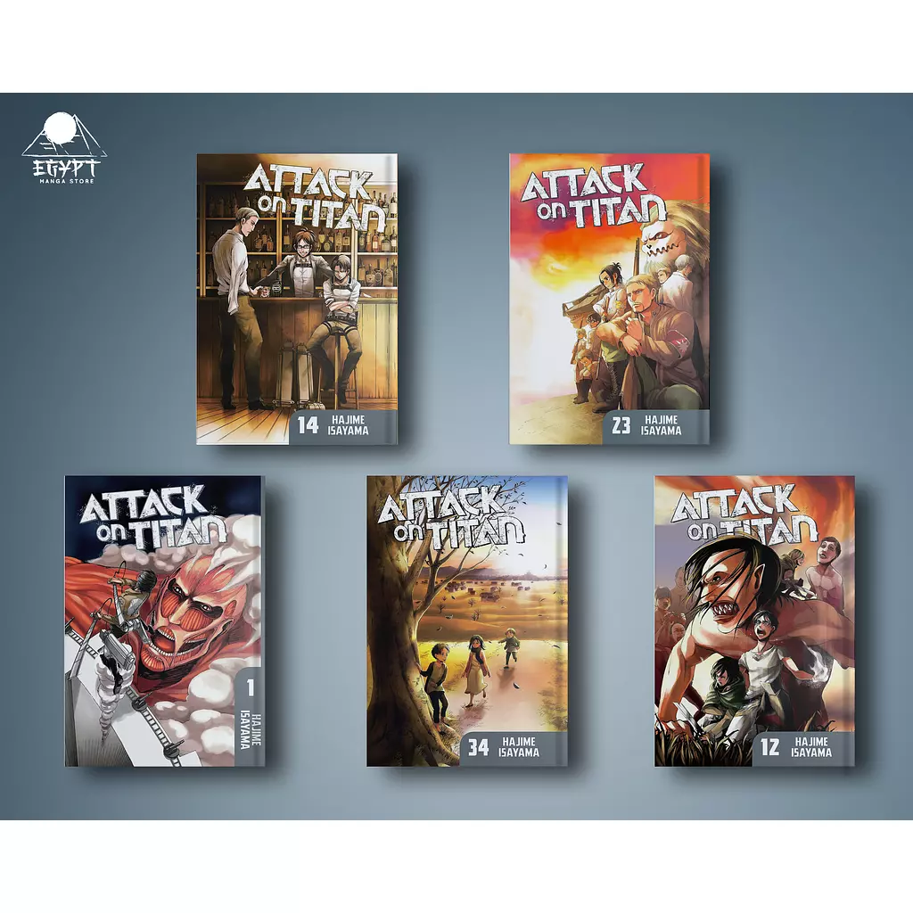 Attack on titan (full set 34 volumes)