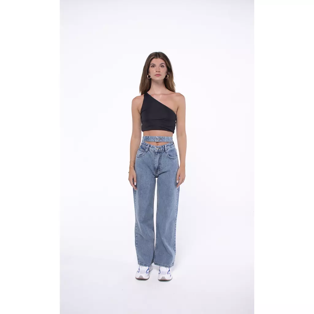 Double waisted jeans