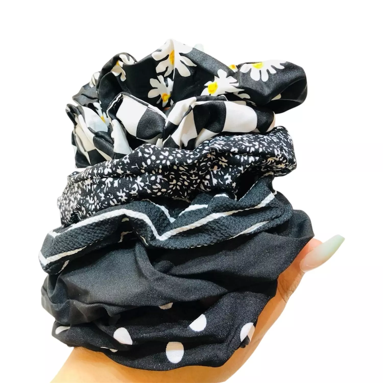 Black Scrunchies 1 Pc 1