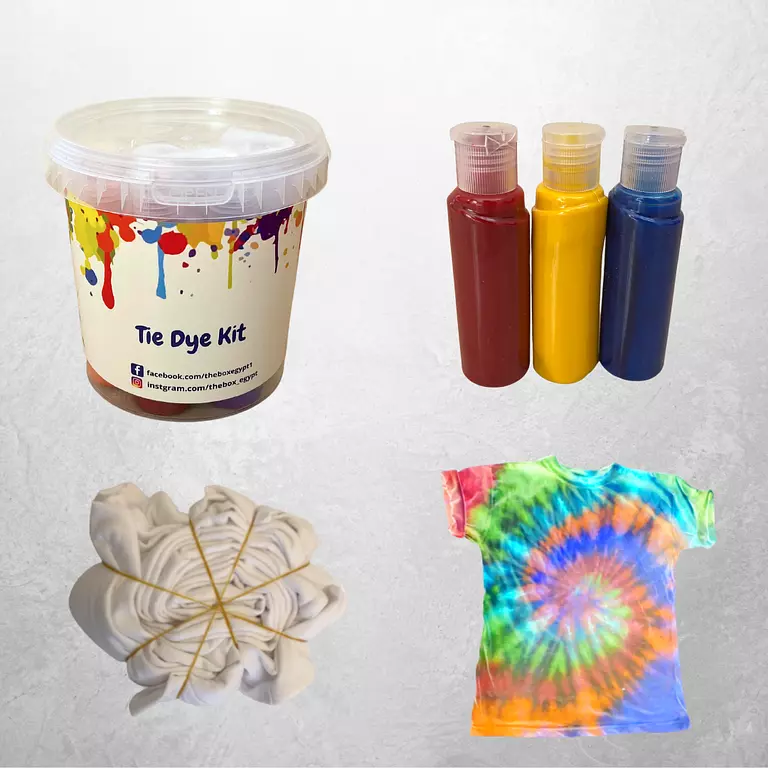 <p><strong><span style="color: rgb(0, 0, 0)">Tie dye 1 T-shirts kit</span></strong></p>