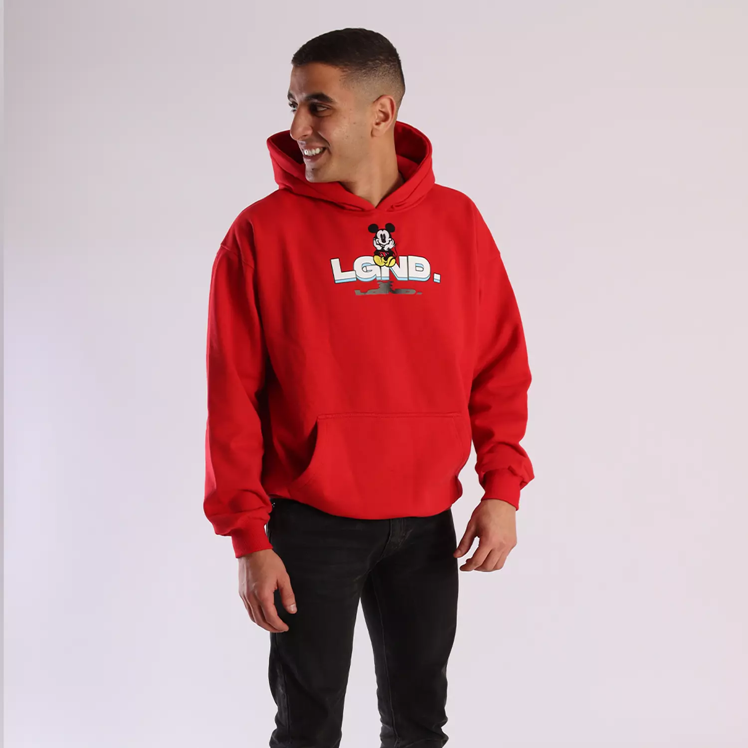 The Red Mickey Hoodie 1