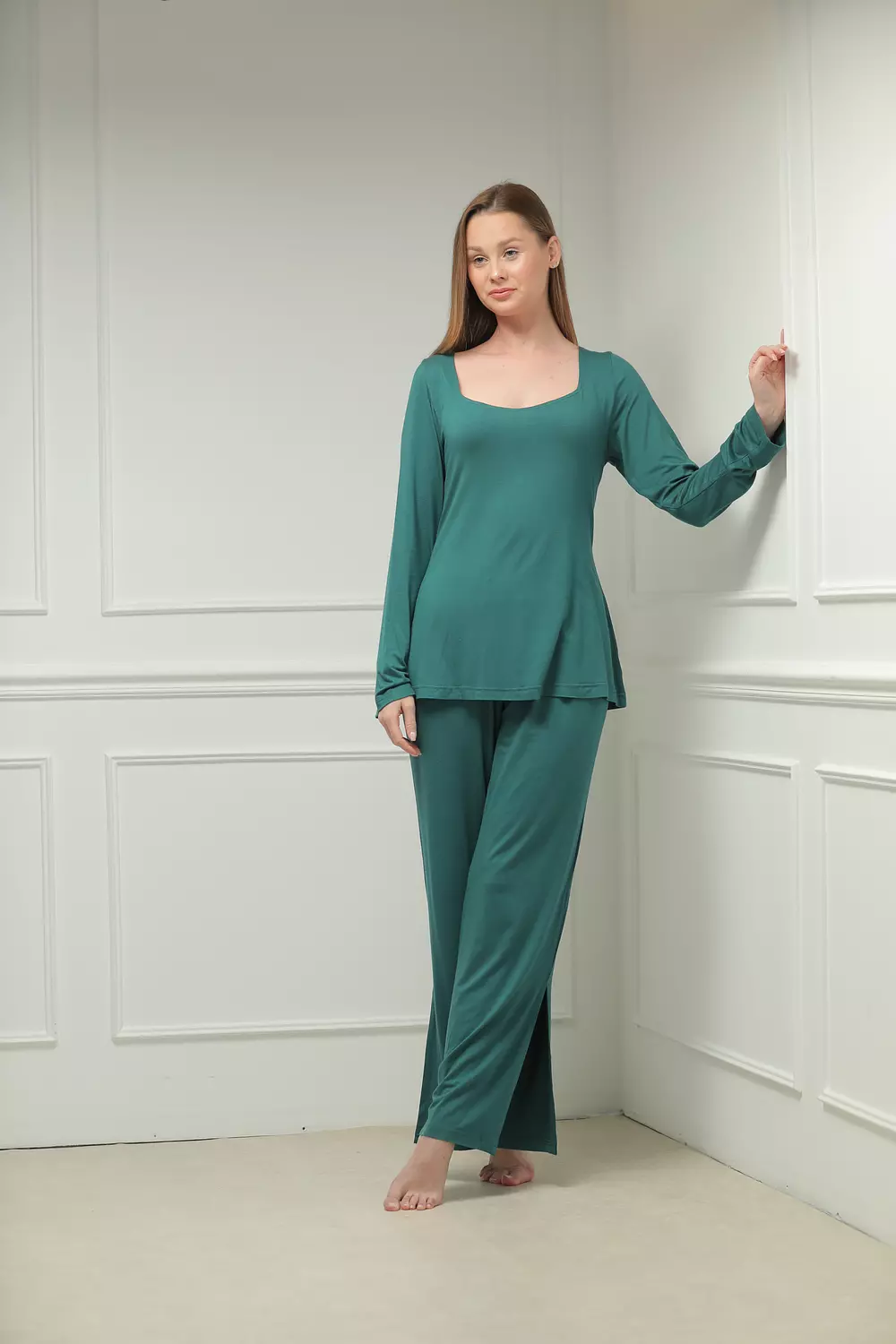 <p style="text-align: center"><strong>Deep Teal PJ set</strong></p>