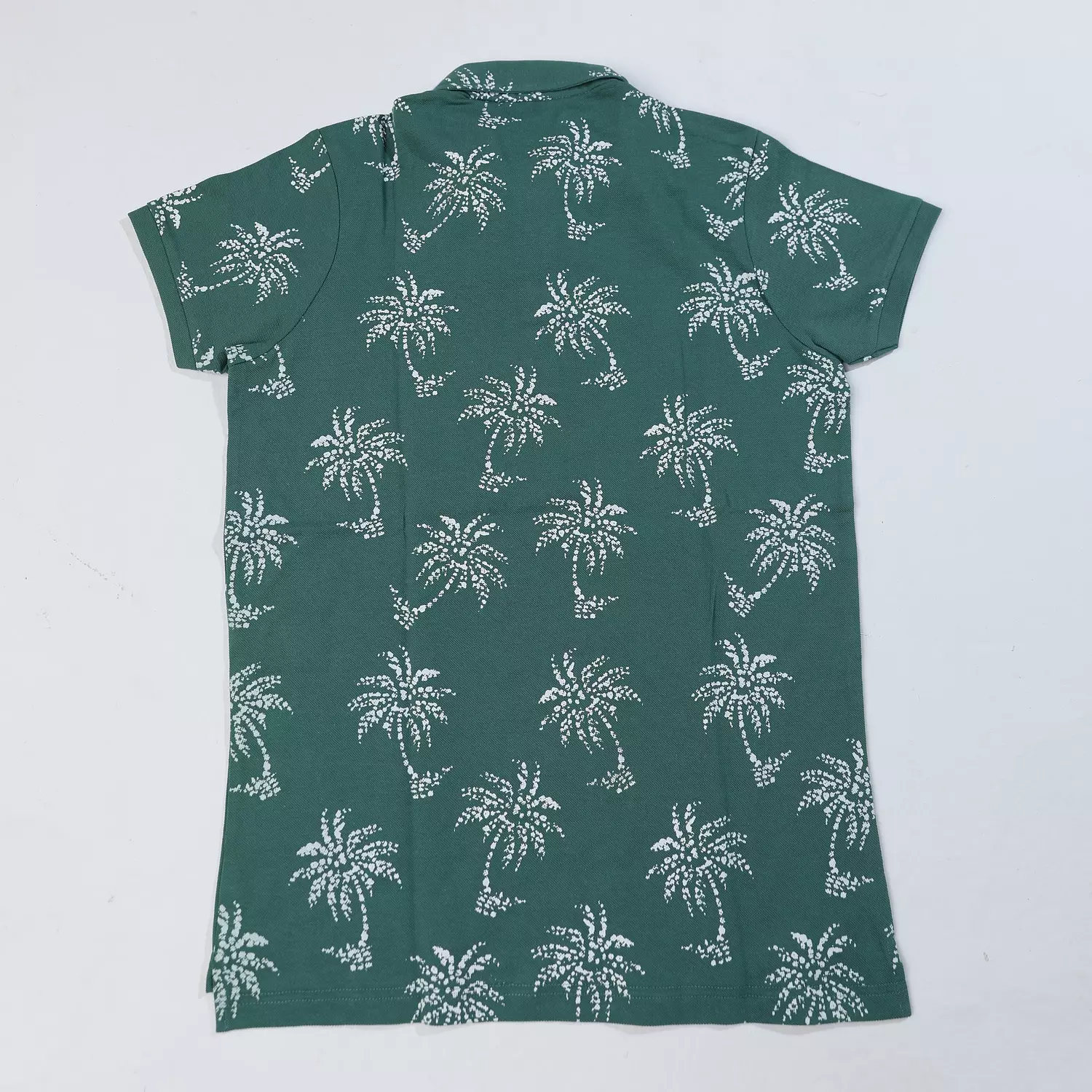 Polo T-Shirt with Trees Print 7