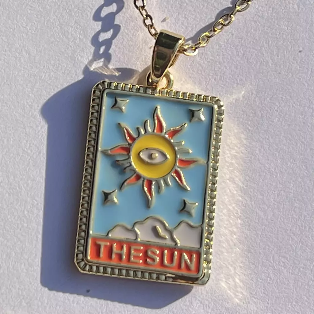 The Sun card Necklace 