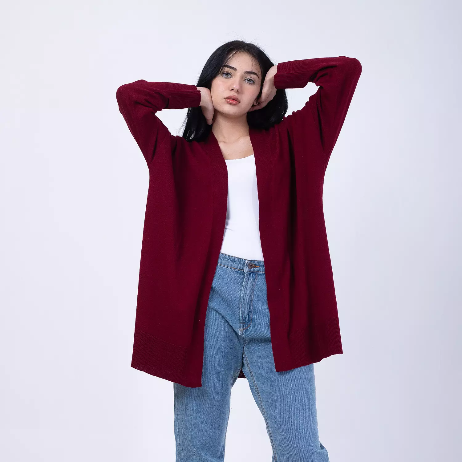 Long knit Cardigan  hover image