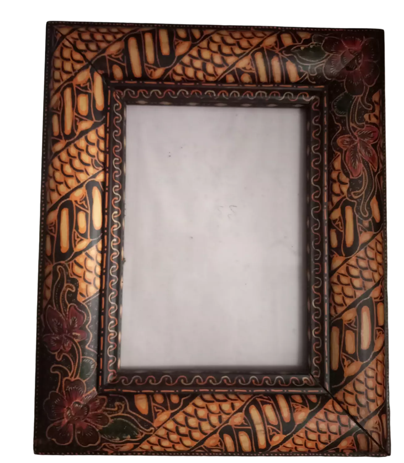 Rustic Real Wood Painted Photo Frame -2nd-img