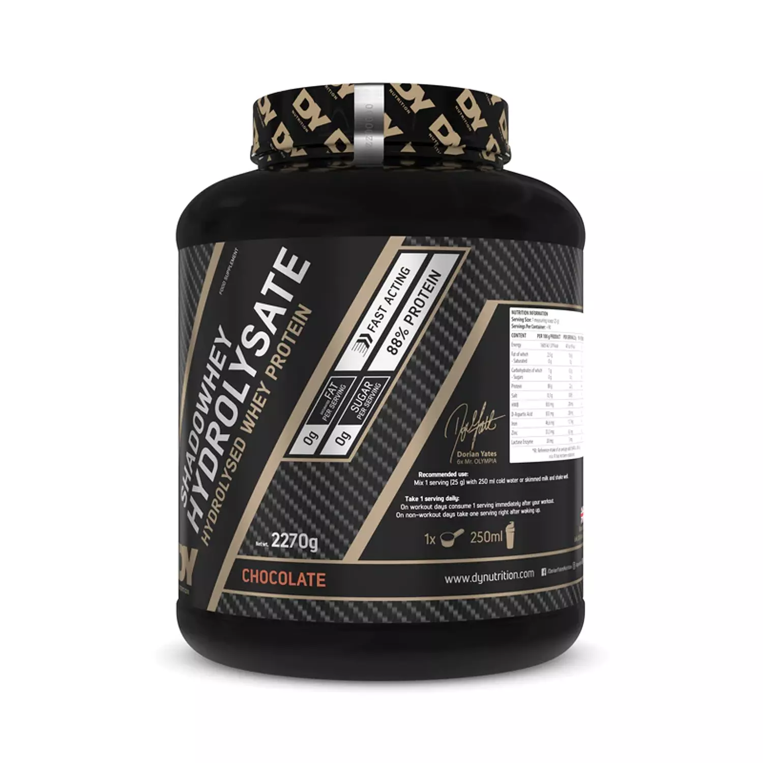 Dy Shadowhey Hydrolysate hydrolysed whey protein  2.27Kg 90serv. 2