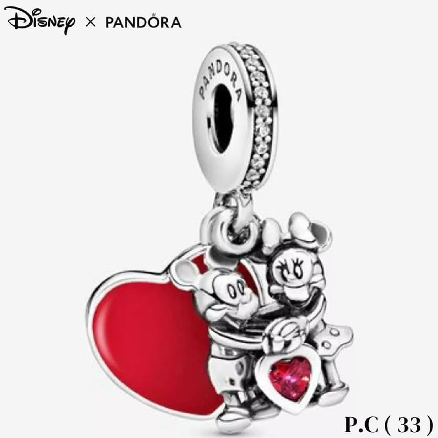  Charms PANDORA mimi/micky mous hover image