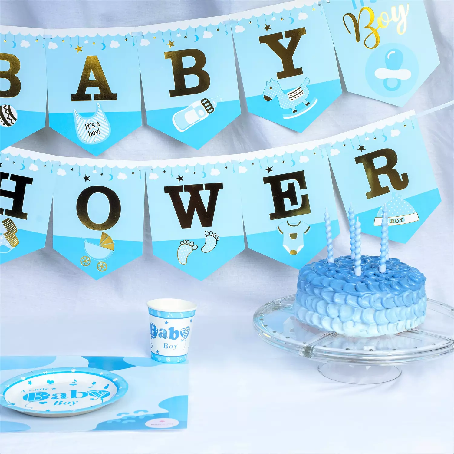 Baby Boy Paper Cups 5