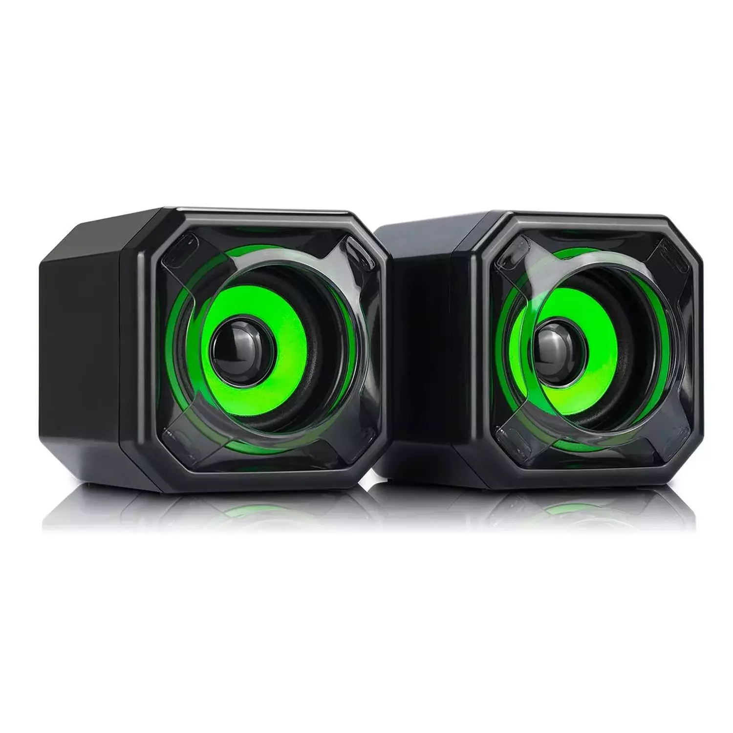 WESDAR CS2 Fashionable and Colorful Computer Speakers, Dual Track Stereo, USB Powered, 1.35m Cable, ABS Material hover image