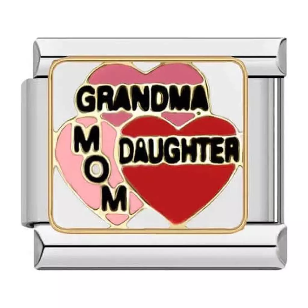 Grandma - Mom -Daughter Charm 