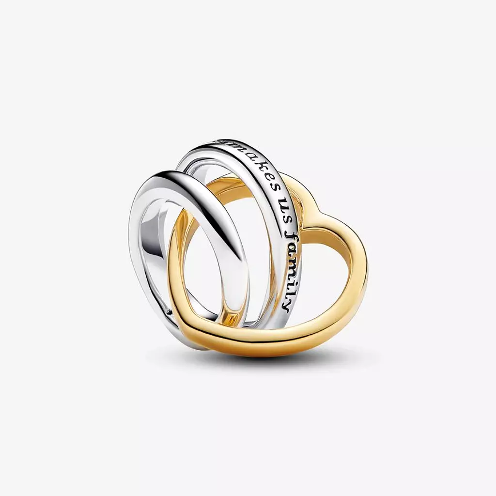 Sterling silver and 14k gold-plated unique metal blend