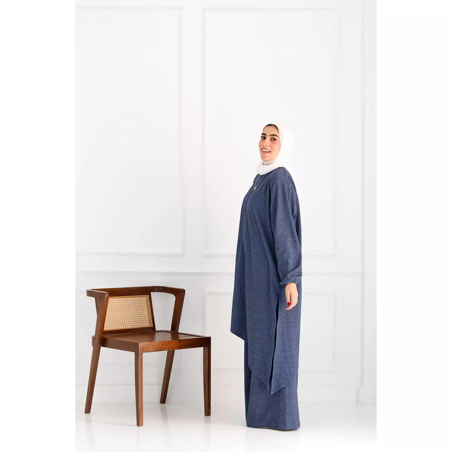 Blue Set Tunic & Pants 3