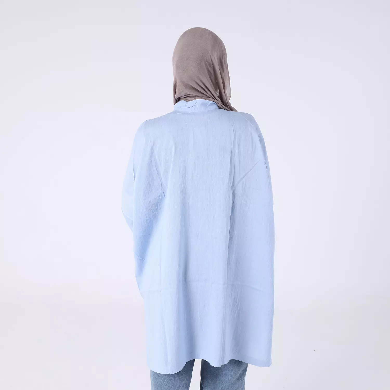 Baby Blue Oversized Shirt 1