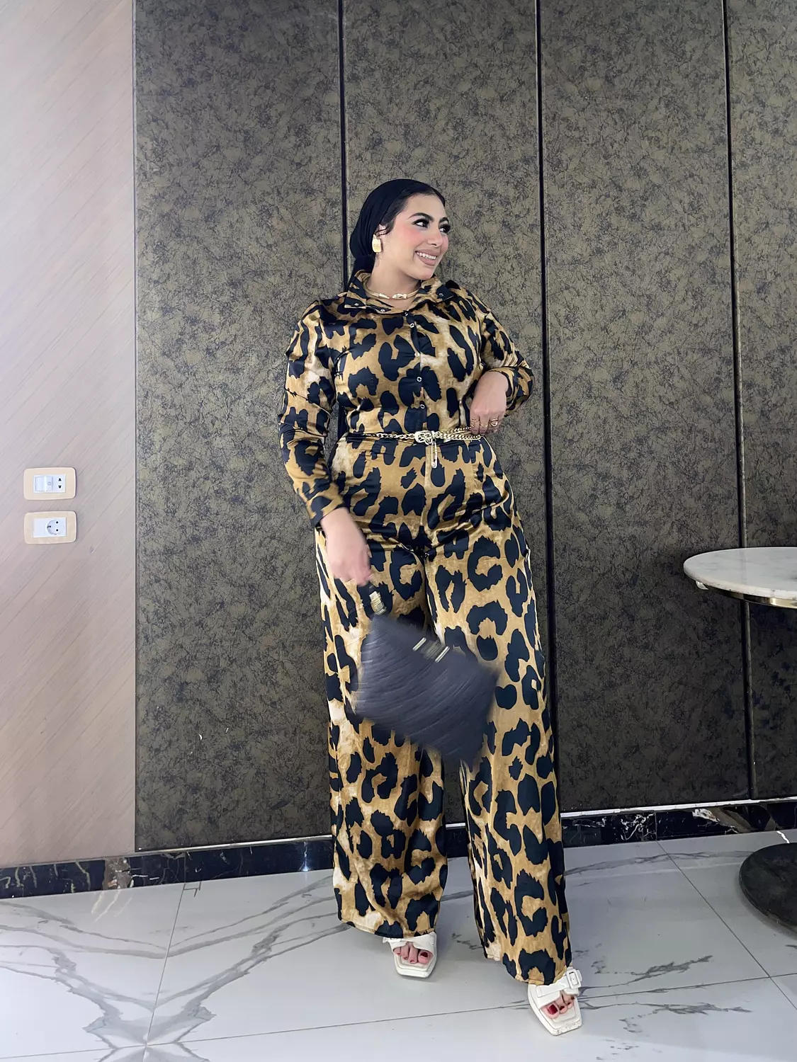 Cheetah jumpsuit  hover image