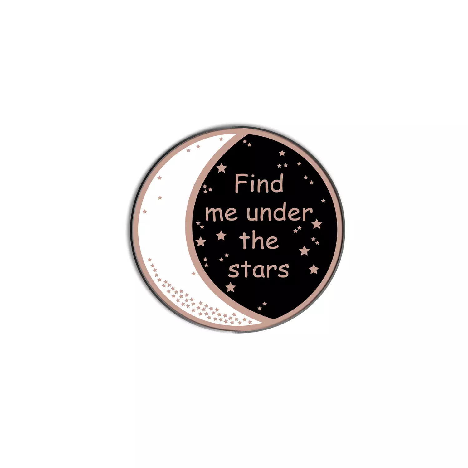 Find me under the stars - Moon 🌙 hover image