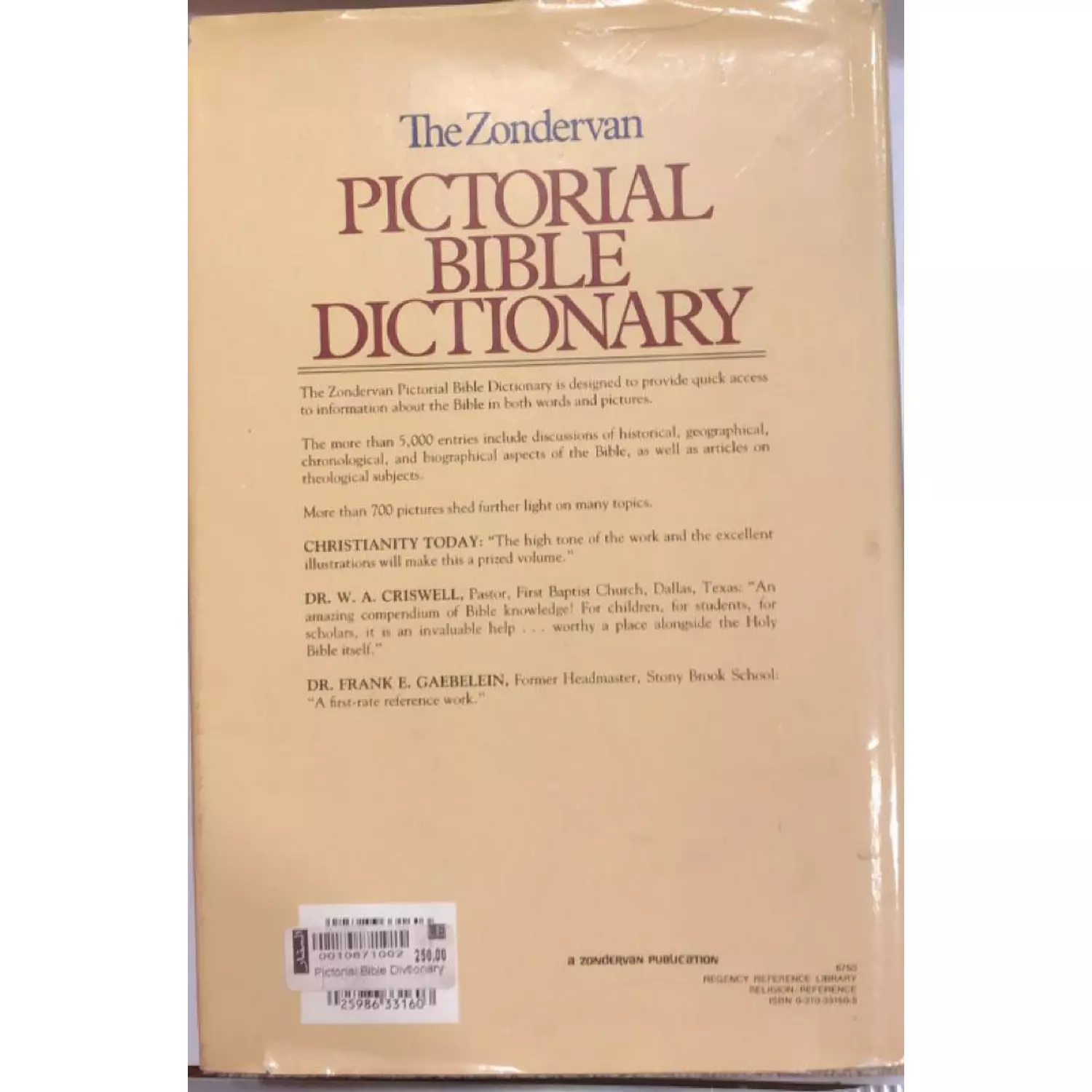 Pictorial Bible Divtionary 1