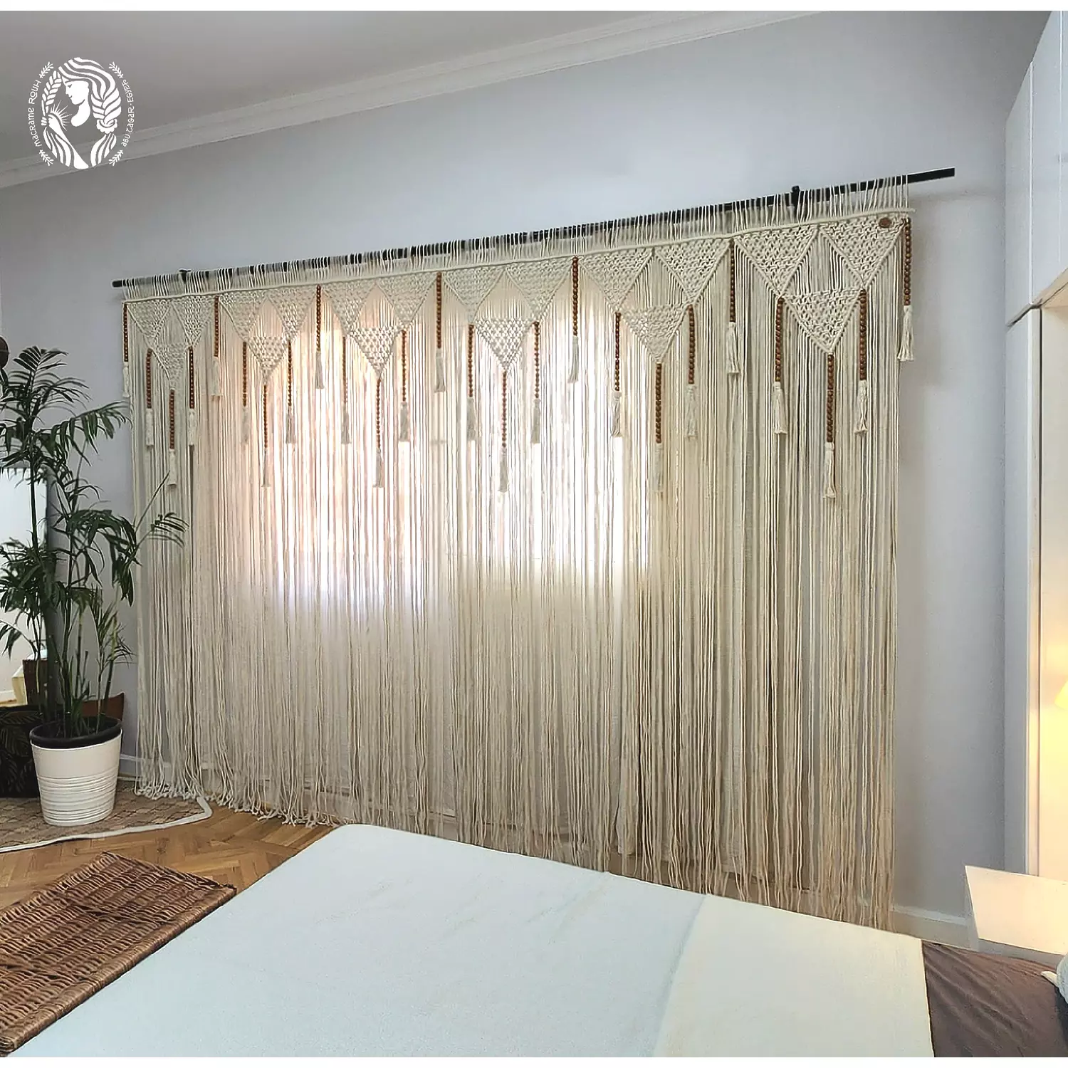 Wood Beads Long curtain-2nd-img