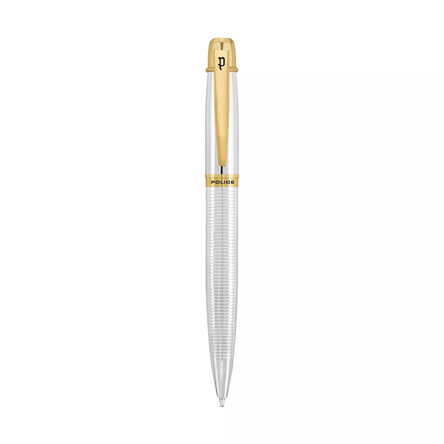 Police Pen For Men- Silver and Gold Color -Ball Point - PERGR0001404 hover image
