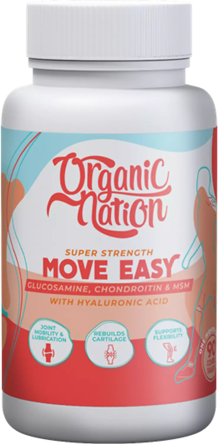 Organic Nation Super Strength Move Easy-30Serv.-90Coated Tablets 1