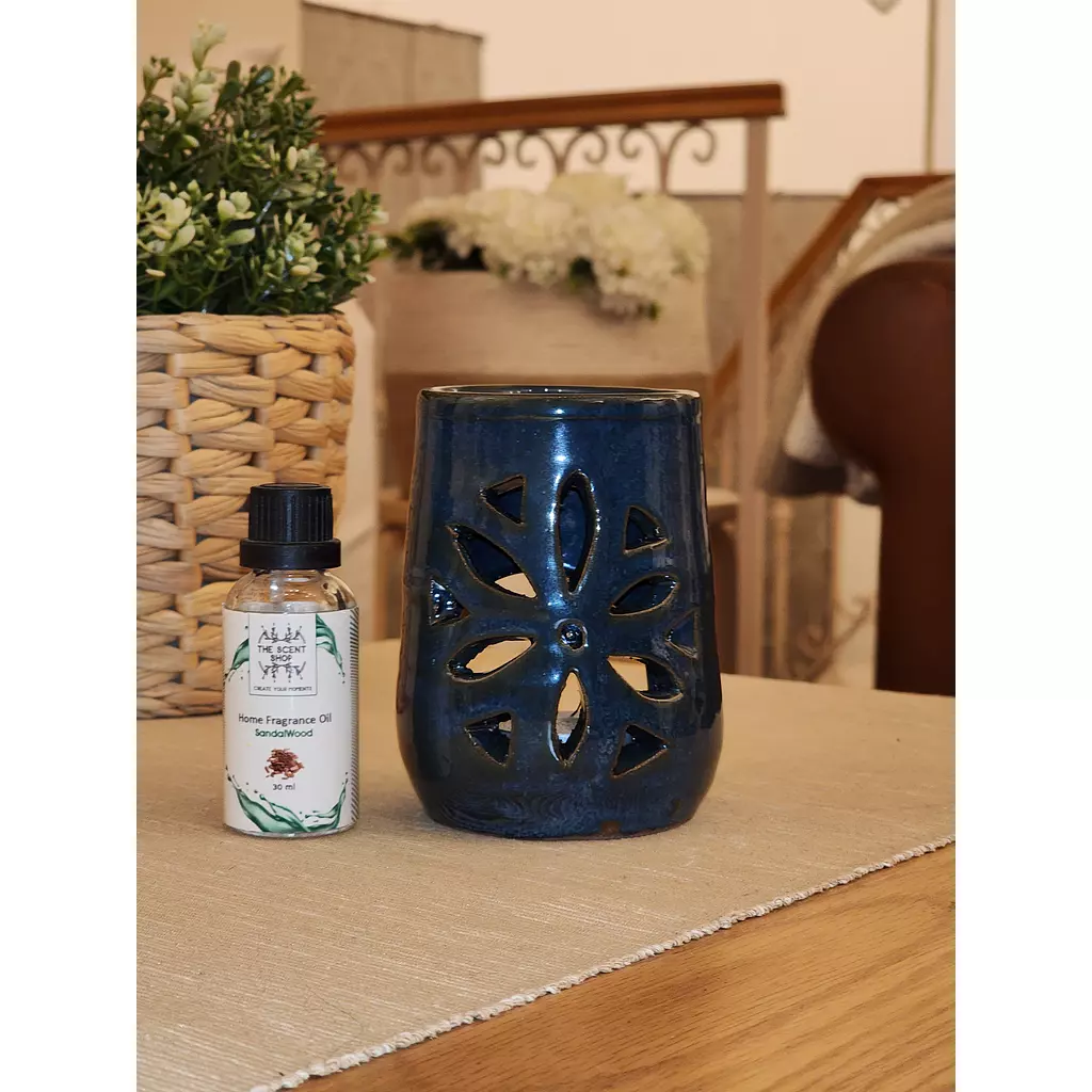 Dark blue Oil burner 